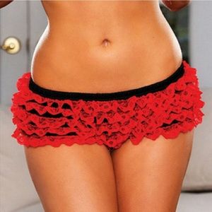 Hustler Y2K Ruffle Boy Shorts Underwear Lingerie